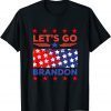 Let's Go Brandon American Flag Joe Biden Chant Unisex Shirt