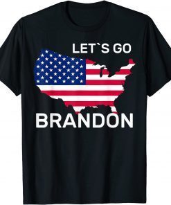 Lets Go Brandon American Flag Joe Biden President Unisex Shirt