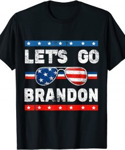 Let's Go Brandon American Flag Sunglasses Anti Bien Club Unisex Shirt