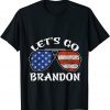 Let's Go Brandon American Flag Sunglasses Unisex Shirt