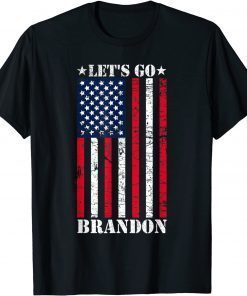 Let's Go Brandon American Flag Us Flag 2021 Shirt