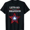 Let’s Go Brandon Anti Biden Conservative US Flag T-Shirt