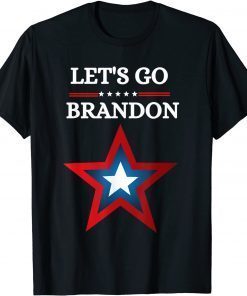 Let’s Go Brandon Anti Biden Conservative US Flag T-Shirt