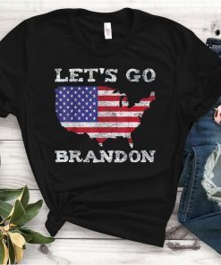 Let's Go Brandon Anti Biden US Flag Unisex Shirt