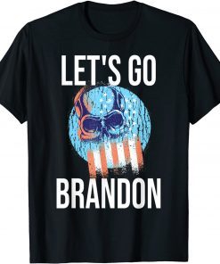 Let's Go Brandon Anti Biden Usa Flag 2021 T-Shirt