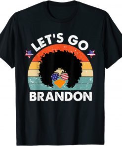 Let's Go Brandon Anti Joe Biden Chant US Flag Gift Shirt
