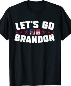 Let's Go Brandon Anti Joe Biden FJB American Flag Classic Shirt