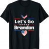 Let's Go Brandon Anti Joe Biden FJB US Flag T-Shirt
