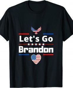 Let's Go Brandon Anti Joe Biden FJB US Flag T-Shirt