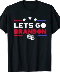 Let's Go Brandon George Washington American Flag Us 2021 T-Shirt