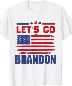 Let's Go Brandon Anti Liberal US Flag Impeach Biden Us 2021 Shirt