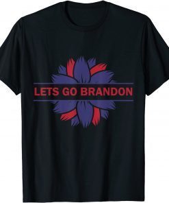 Let's Go Brandon Anti Liberal US Flag T-Shirt