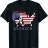 Let's Go Brandon, Benjamin Franklin-Abraham Lincoln Unisex Shirt