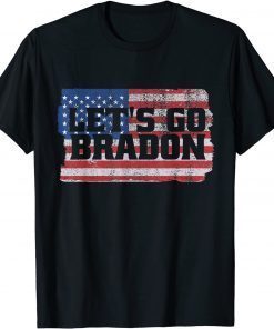 Let's Go Brandon - Biden Conservative Anti Liberal US Flag 2021 Shirt