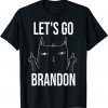 Let's Go Brandon - Biden Conservative Anti Liberal Usa Flag 2021 T-Shirt