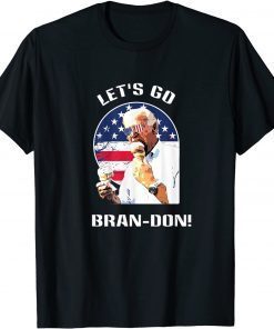 Lets Go Brandon, Biden Eating Ice Cream 2021 T-Shirt