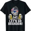 Let's Go Brandon Chant Abraham Lincoln American Flag Classic Shirt