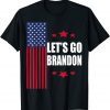 Let's Go Brandon Chant American Flag Anti Biden Classic Shirt