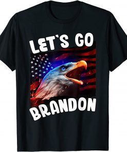 Let's Go Brandon Chant American Flag Anti Joe Biden Unisex Shirt