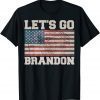 Let's Go Brandon Chant American Flag Eagle Unisex T-Shirt