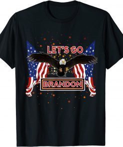 Let's Go Brandon Chant American Flag FJB Unisex T-Shirt