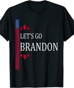 Let's Go Brandon Chant American Flag Impeach 46 Joe Biden Unisex Shirt