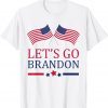 Let's Go Brandon Chant American Flag Impeach 46 Unisex Shirt