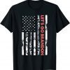 Let's Go Brandon Chant American Flag Impeach Biden Anti Liberal Limited Shirt