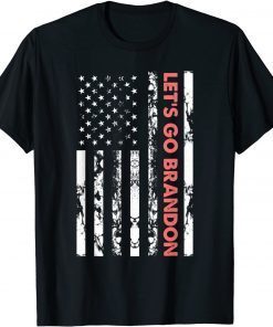 Let's Go Brandon Chant American Flag Impeach Biden Anti Liberal Limited Shirt