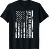 Let's Go Brandon Chant American Flag Impeach Biden Gift T-Shirt