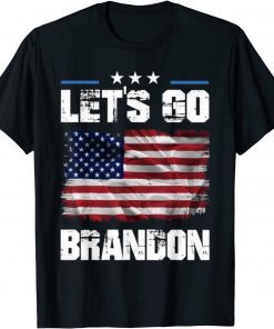 Let's Go Brandon Chant American Flag Impeach Biden 2021 Shirt