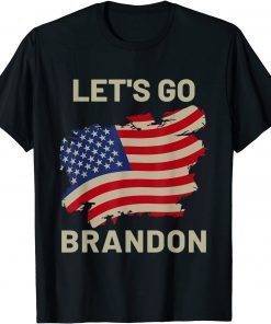 Let's Go Brandon Chant American Flag Impeach Joe Biden Classic Shirt