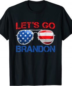 Let’s Go Brandon Chant American Flag Sunglasses 2021 Shirt