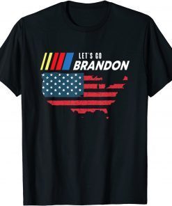Let's Go Brandon Chant American Flag Unisex Shirt