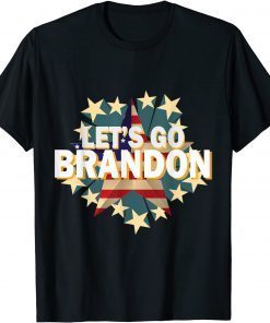 Let's Go Brandon Chant American Us Flag T-Shirt