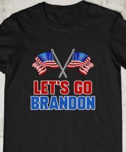 Let's Go Brandon Chant Anti Biden American Flag Classic Shirt