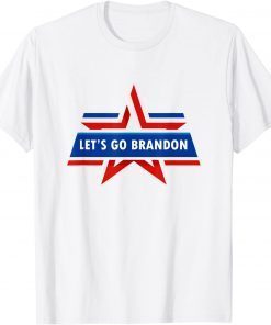 Let's Go Brandon Chant Anti Joe Biden FJB US Flag Gift Shirt