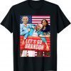 Let's Go Brandon Chant Anti Joe Biden US Flag Official T-Shirt