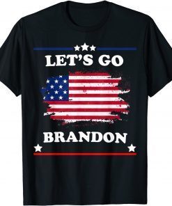 Let's Go Brandon Chant Anti Joe Biden US Flag Gift Shirt