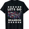 Let's Go Brandon Chant Biden Us Flag Tee Shirt