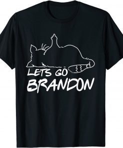 Let's Go Brandon Chant Cat Unisex T-Shirt