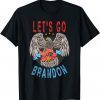 Let's Go Brandon Chant Conservative Anti Liberal US Flag Eagle Limited T-Shirt