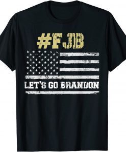 Let's Go Brandon Chant Conservative Anti Liberal US Flag Classic Shirt