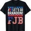 Let’s Go Brandon Chant Conservative US Flag Impeach 46 Unisex Shirt