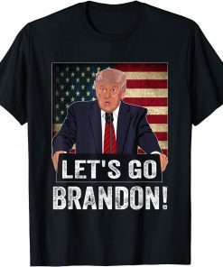 Let's Go Brandon Chant Flag Sunglasses Anti Bien Club Limited Shirt