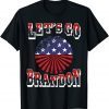 Let's Go Brandon Chant Impeach 46 Pro Trump US Flag Unisex Shirt