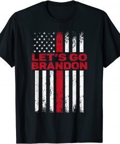 Let's Go Brandon Chant, Impeach Biden Us Flag Gift Shirt