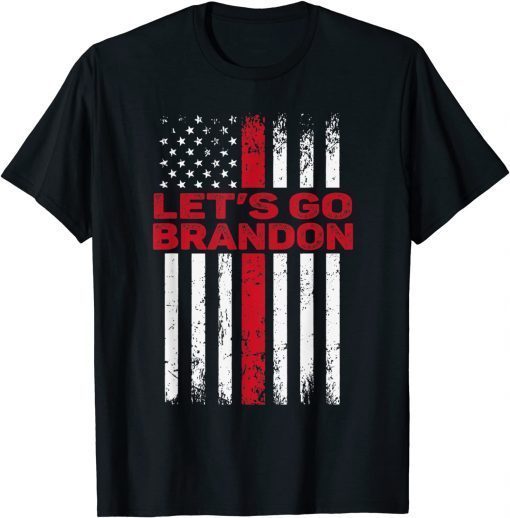 Let's Go Brandon Chant, Impeach Biden Us Flag Gift Shirt