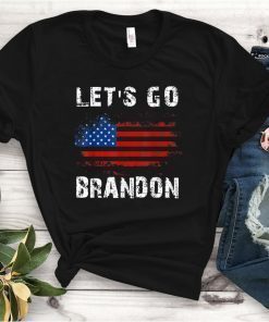 Let's Go Brandon Chant, Impeach Joe Biden Flag Usa Classic Shirt