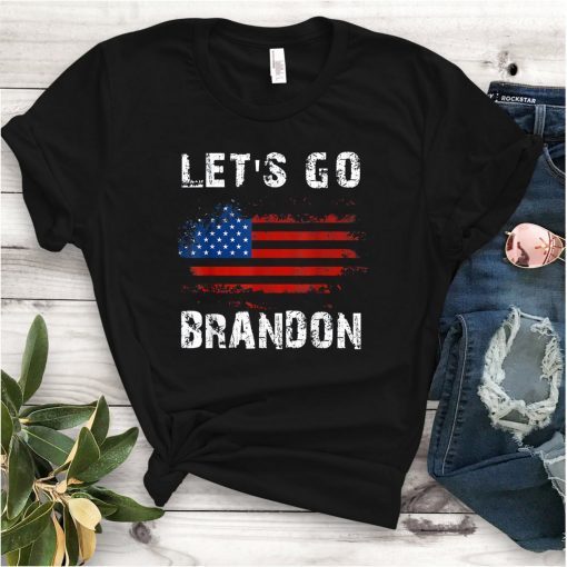 Let's Go Brandon Chant, Impeach Joe Biden Flag Usa Classic Shirt